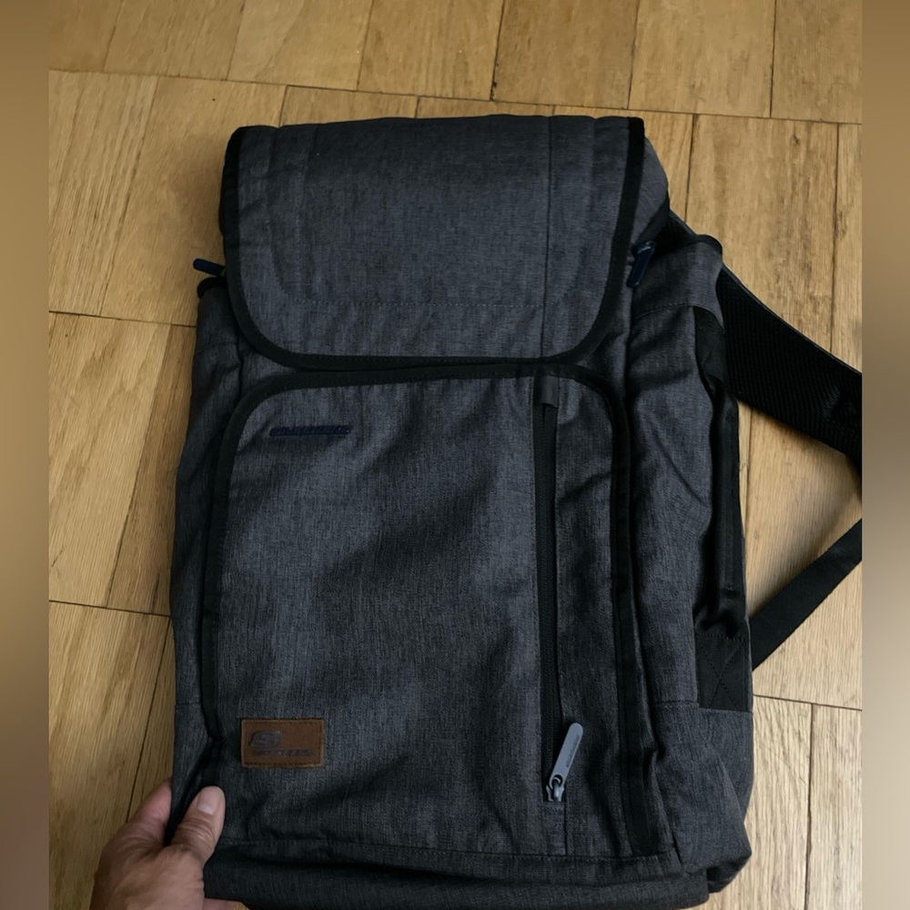 Stylish Gray Backpack for Men sketcher